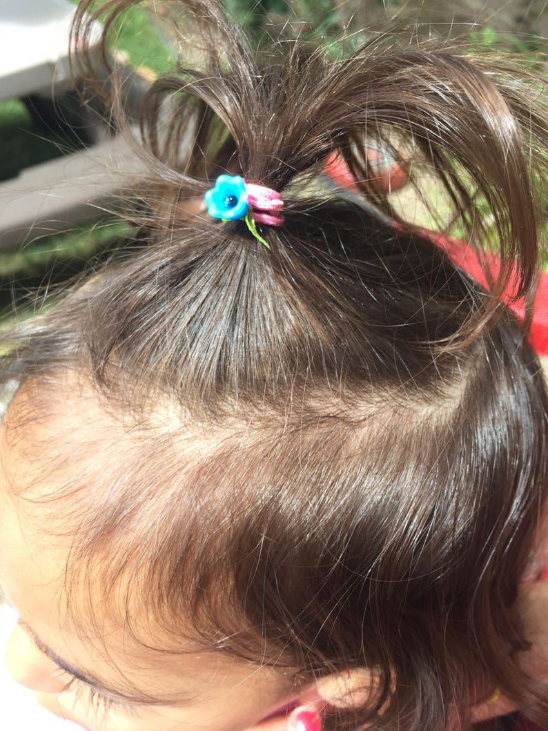 Toddler Hair Ties Baby Hair Ties Fine Hair Elastics Mini Etsy
