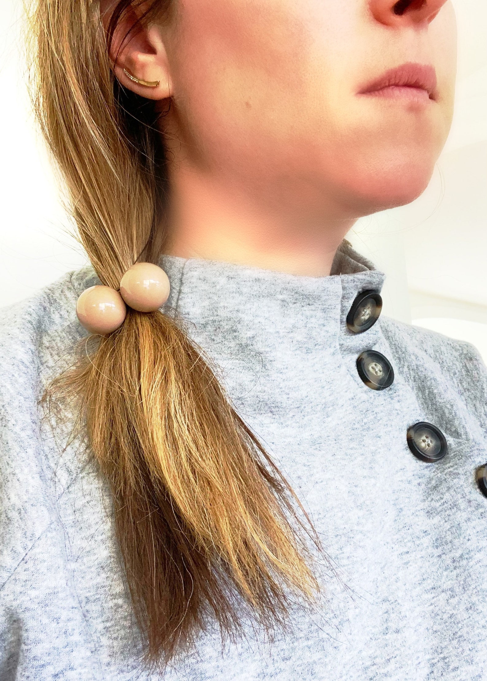 NEW Pink Bobble Set. Ball Hair Ties. Kid Hair Ties. Vintage Etsy