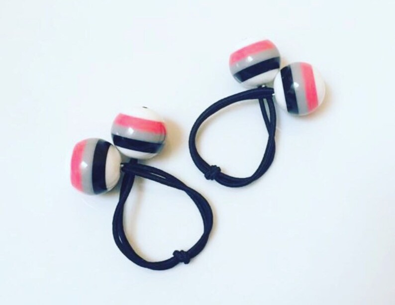 Clearance Hair Ties Striped Bobbles Hair Ties Ponytail Etsy