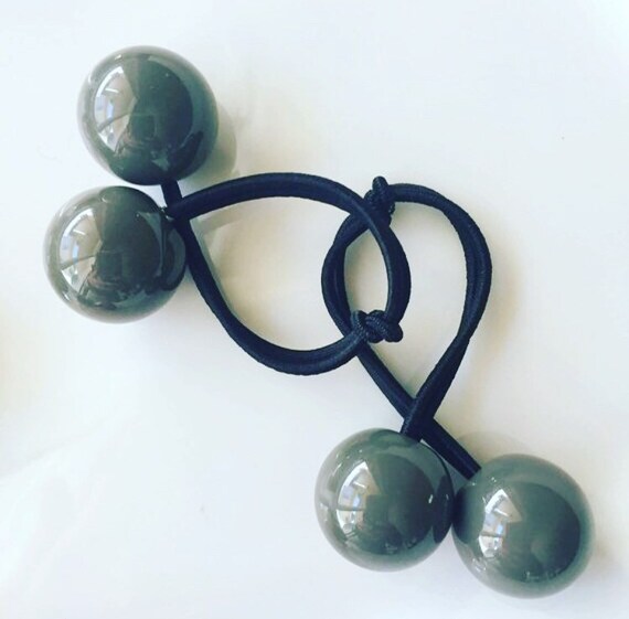 Large Hair Ties Ball Hair Ties Bobble Hair Ties Ponytail Etsy