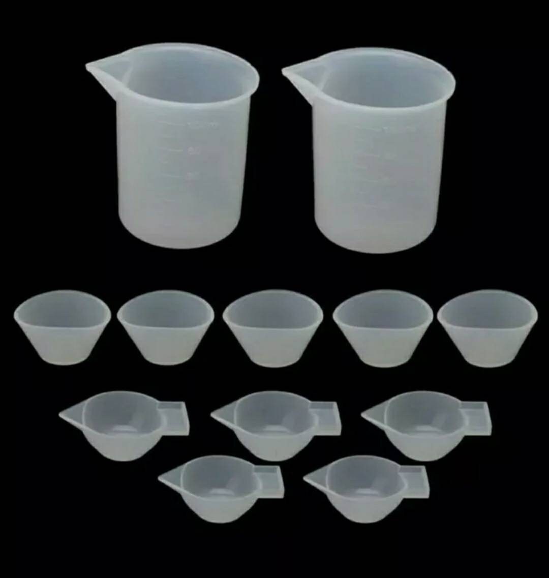 Resin silicone mixing cups for mixing and measuring epoxy Etsy