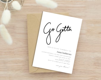 Going Away Party Invite, Farewell Party Invitation, We Will Miss You Goodbye Party Invite
