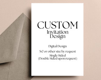 Custom Party Invitation, Digital Invitation Design, Create your Own Custom Invite, Digital Download