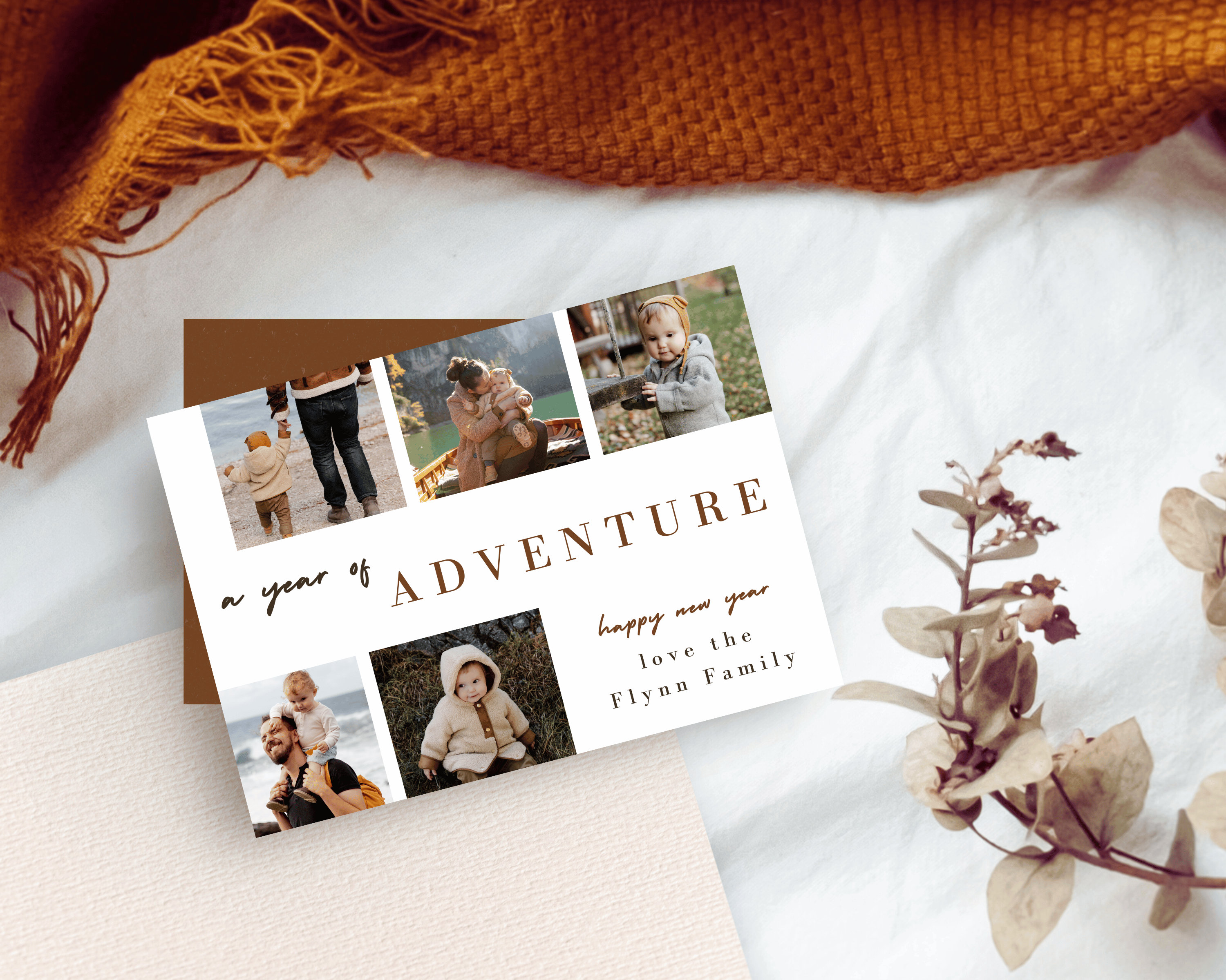 New Years Photo Card, Happy New Year Card, Digital New Year Card ...