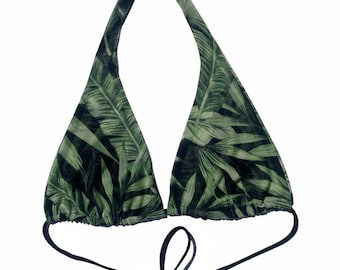 Top de tulipán de hoja marina