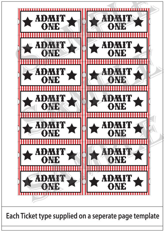 Carnival Ticket Clipart Black And White