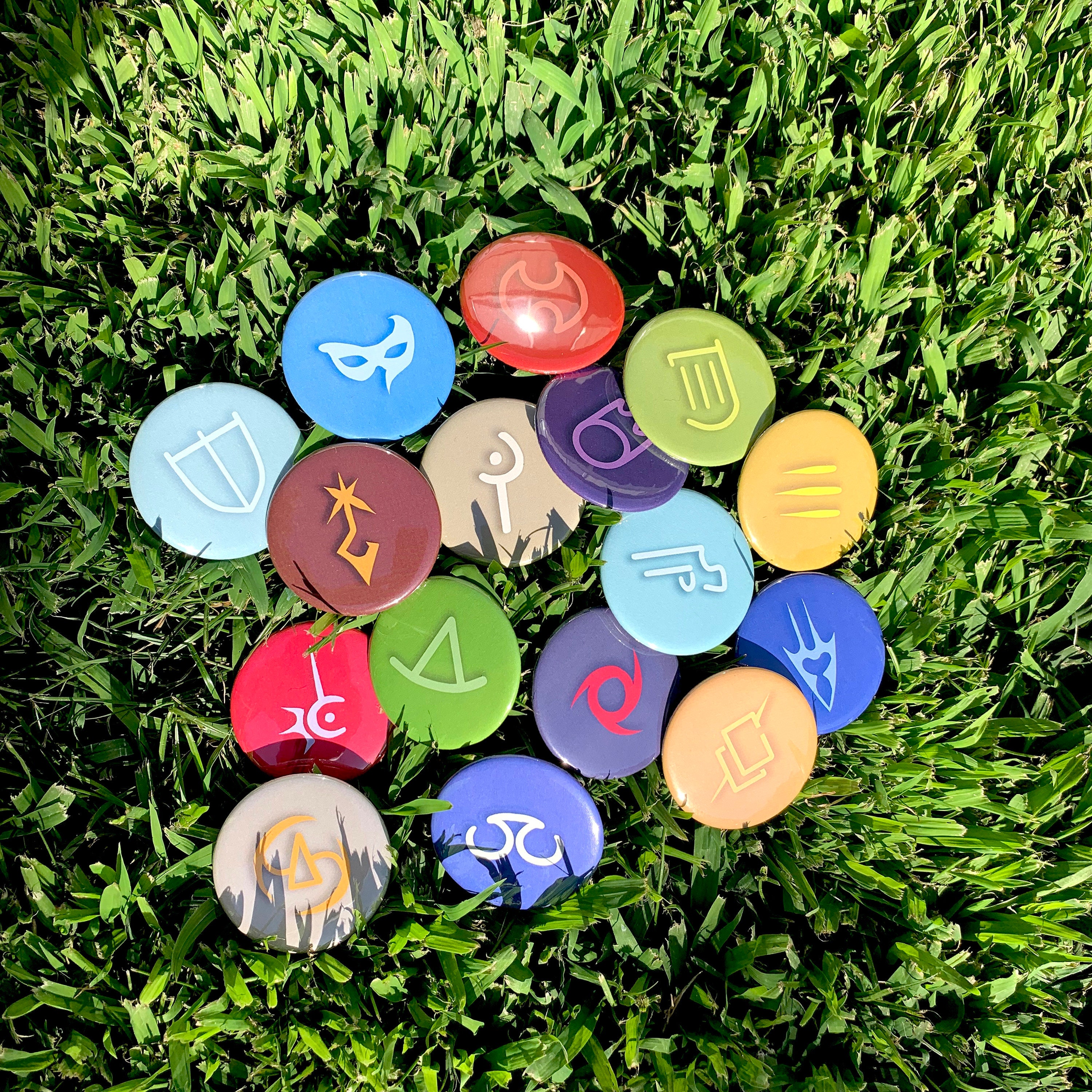 FFXIV Soul Crystal | Job Stone Pinback Buttons