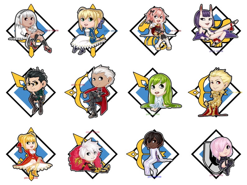 Fate/Grand Order Acrylic Charms 