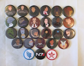 Mass Effect Minimalist Buttons