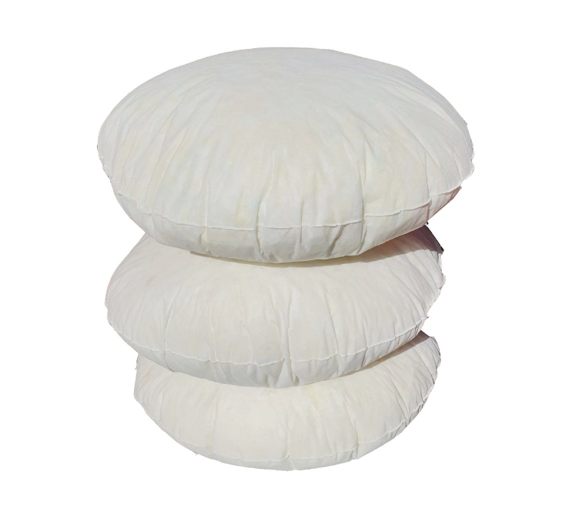 Cushion Filler Round 32 Pillow Inserts Meditation Etsy