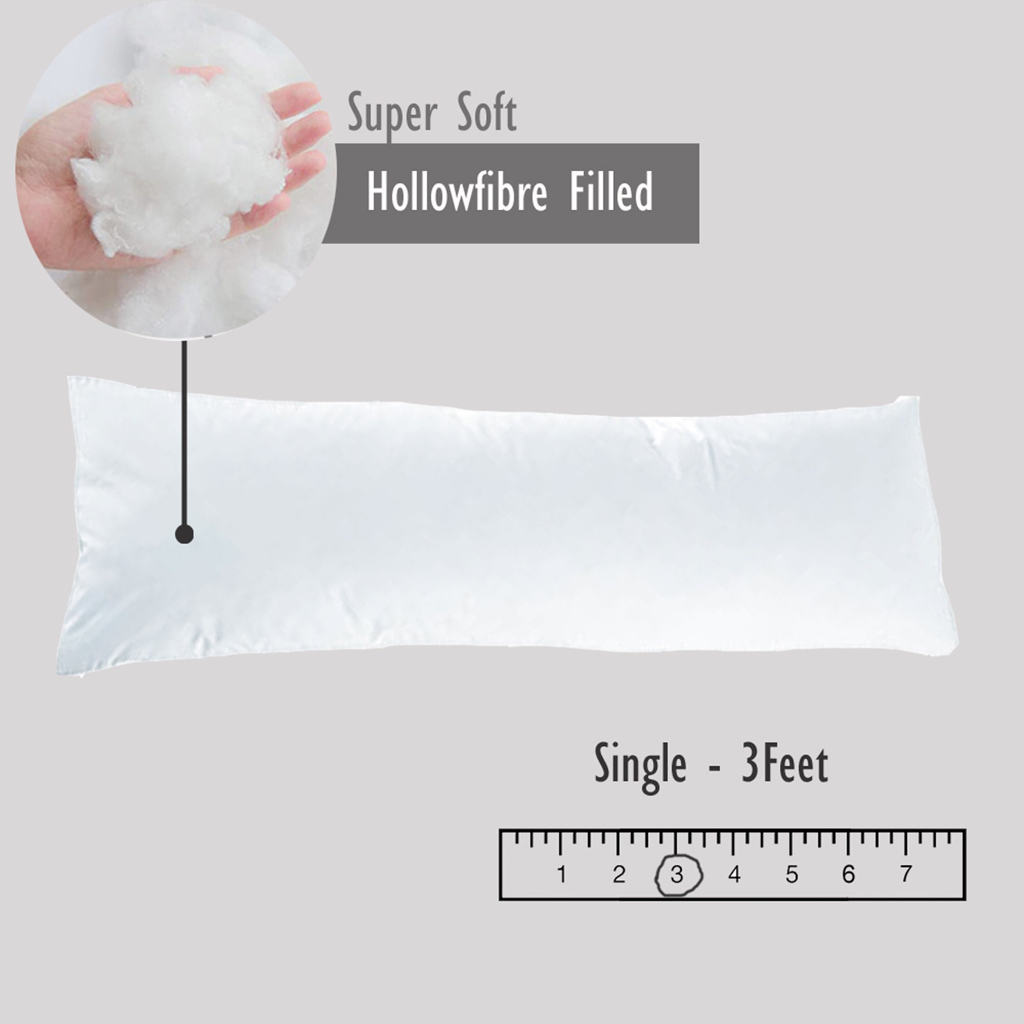 Long Bolster Pillow Body Support Orthopedic Pregnancy Pillow Etsy UK