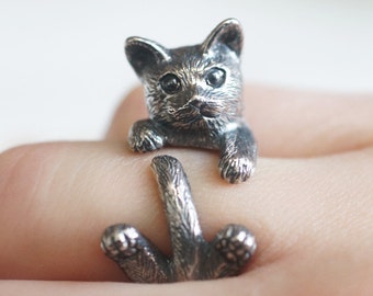 Articles Similaires à Bague De Chat Mignon Bébé Avant Doigts