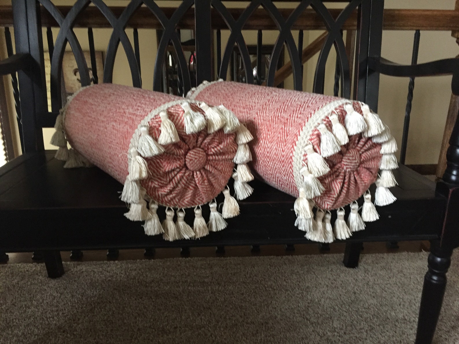 Using your Fabric Bolsters Neck Roll Pillows with foam Etsy