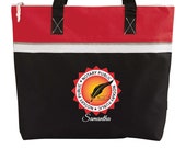 Notary Public Seal Personalized Printed Small Beach Tote