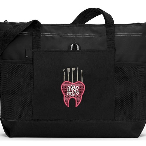 Dental Hygienist Tote Personalized Dental Assistant Bag Etsy