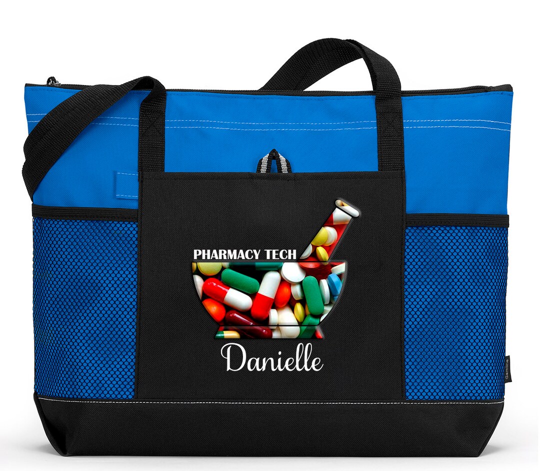 Personalized Art Supplies Printed Tote Bag With Mesh Pockets, Personalized  Gift for Artist 