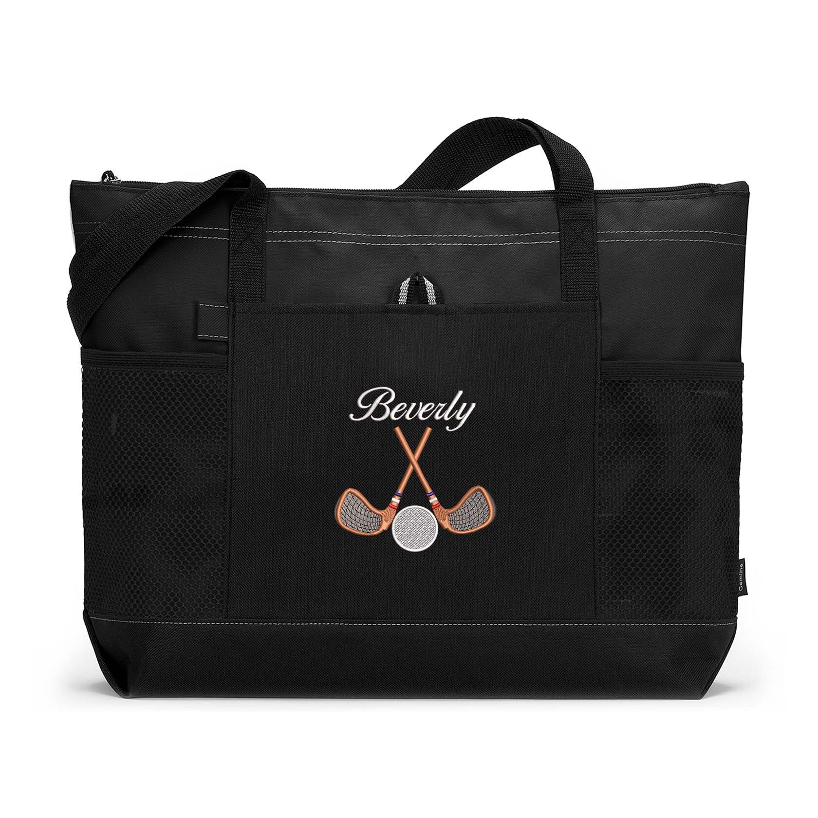 Personalized Ladies Golf Tote With Embroidered Cross Golf Etsy