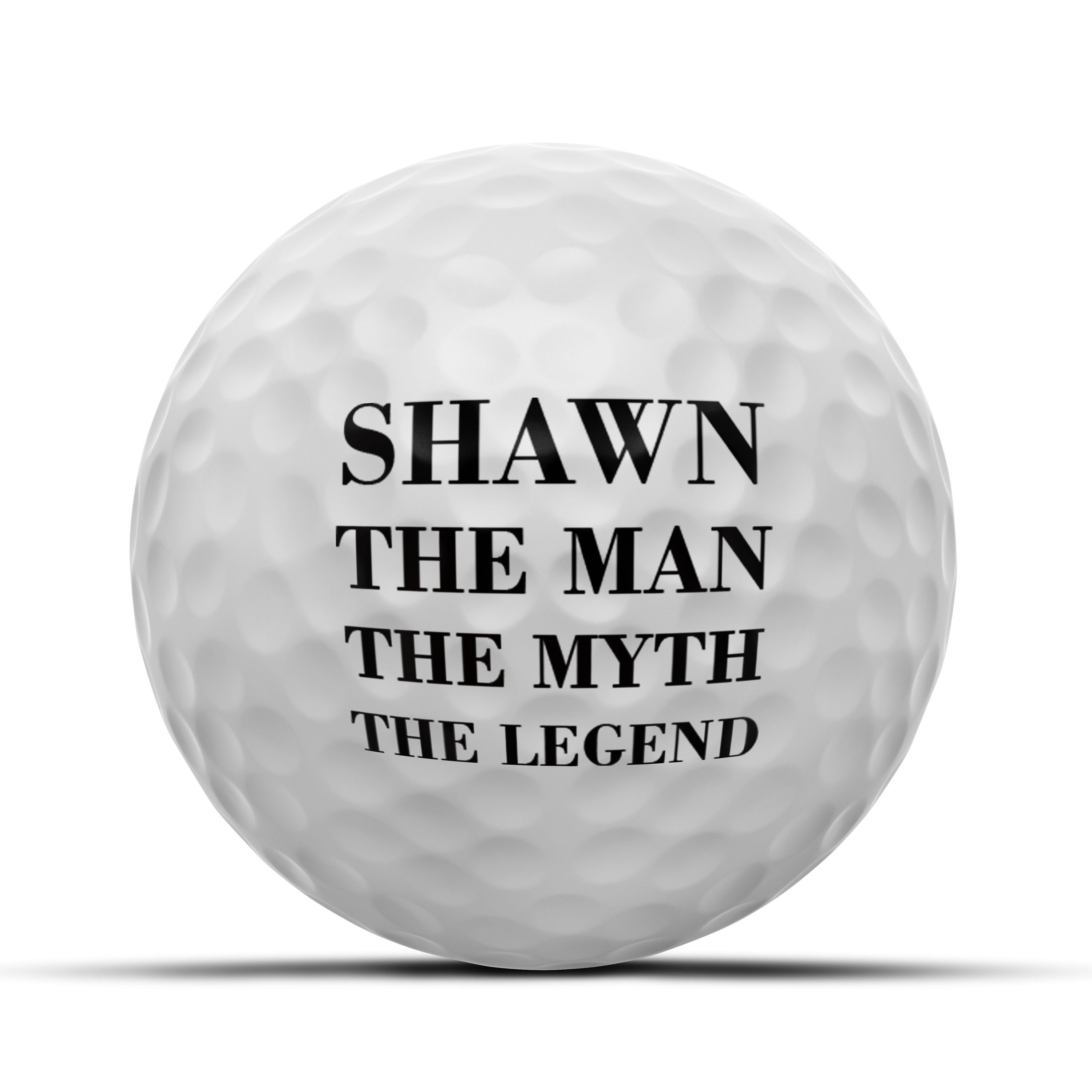 Personalized Golf Balls the Man the Myth the Legend Set of 3 Etsy Canada