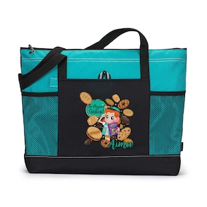 The Original Girl Boss - Girl Scout Themed -  Printed Tote Bag with Mesh Pockets