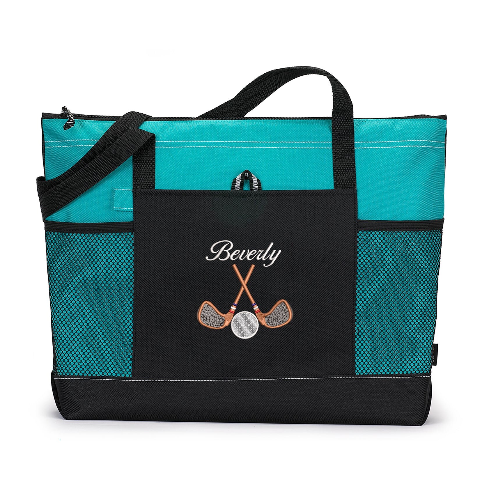Personalized Ladies Golf Tote With Embroidered Cross Golf Etsy