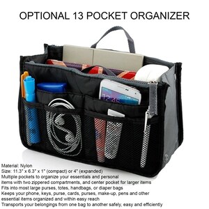 Personalized Nursing Syringe / Phlebotomist, Rn, Lpn, Cna, Cma Tote Bag with Mesh Pockets image 4