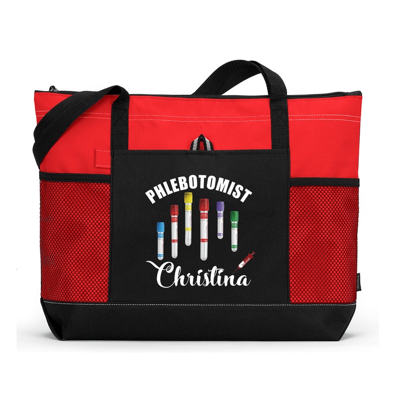 Phlebotomist 3010 Personalized Tote Bag Personalized Gift Etsy