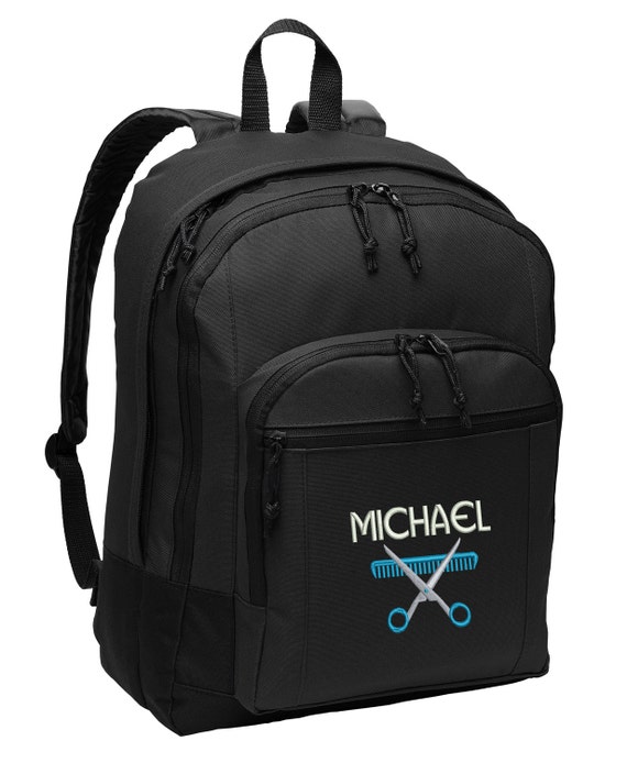Hair Stylist Personalized Back Pack Embroidered Etsy