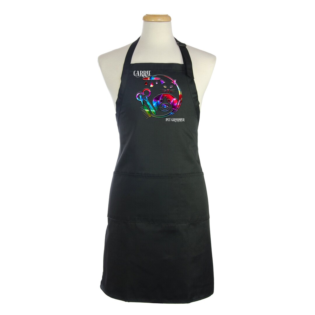 Personalized Pet Groomer Custom Apron, Personalized Gift, Gift for Her