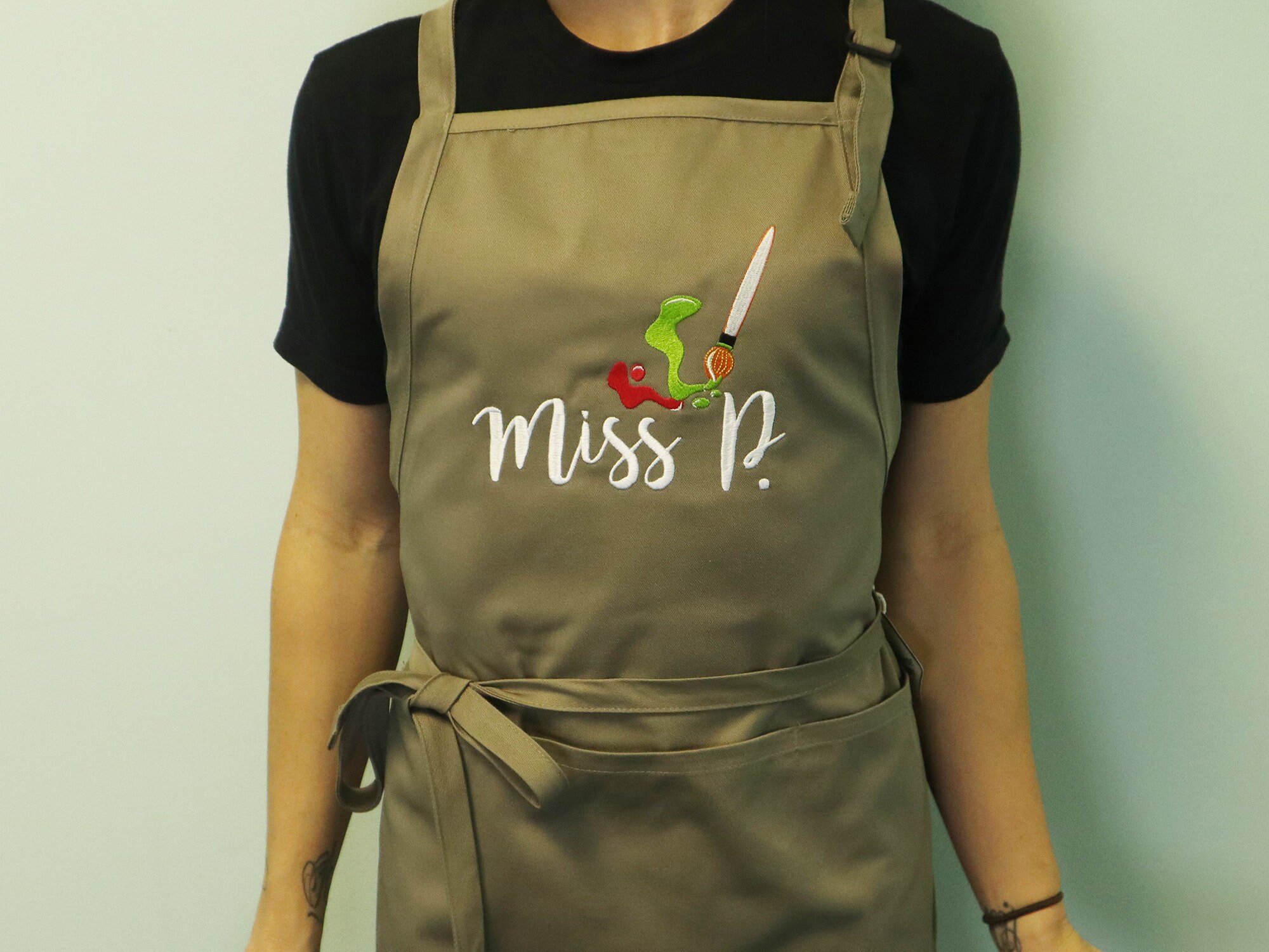 Art Teacher Artist Apron Personalized Men's Apron Etsy