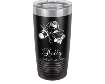 Hair Stylist 5 Personalized Engraved Powder Coated Insulated 20 oz Tumbler 12 colors available