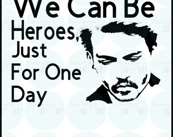 We can be heroes Johnny Depp svg png pdf jpg download files