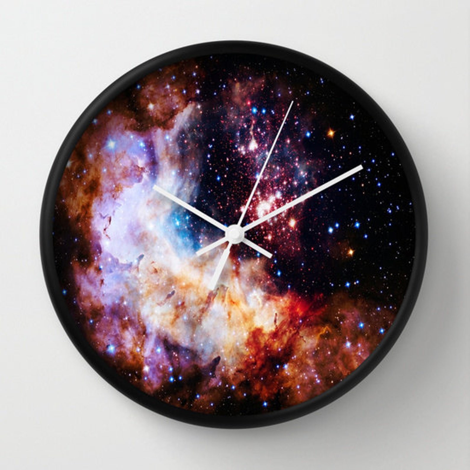Clock Wall Clock Galaxy Clock Nasa Hubble Telescope 25th Etsy