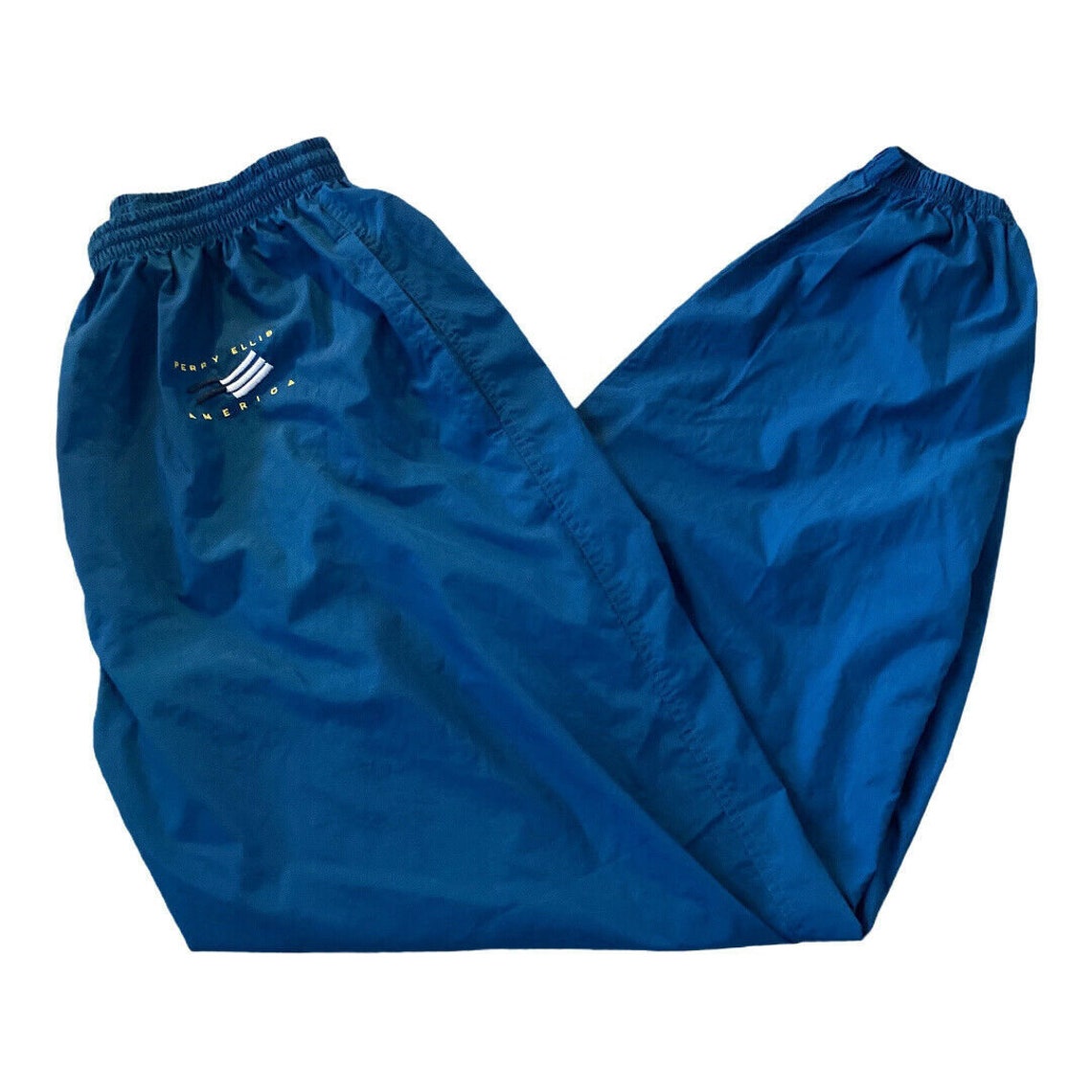 Perry Ellis AMERICA Mens Nylon Windbreaker Pants Turquoise Etsy
