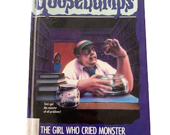 Goosebumps Book #8 The Girl Who Cried Monster 1993 First Printing HardCover