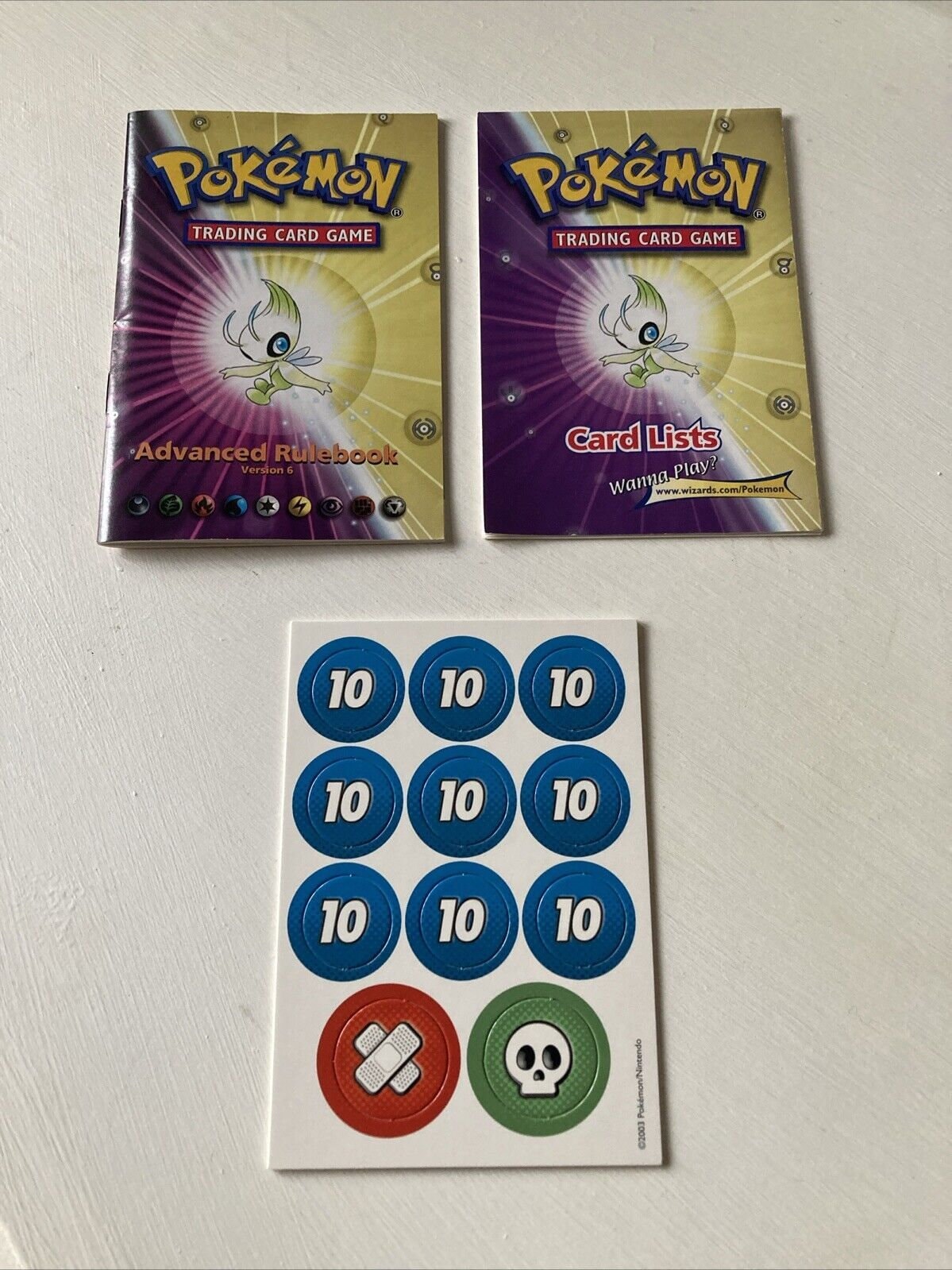 Pokemon Trading Card Game 2002 Advanced Rulebook Version 6 +card List -damage Counter - Etsy Pokemon Trading Card Game 2002 Advanced Rulebook Version 6 +card List -damage Counter - Etsy