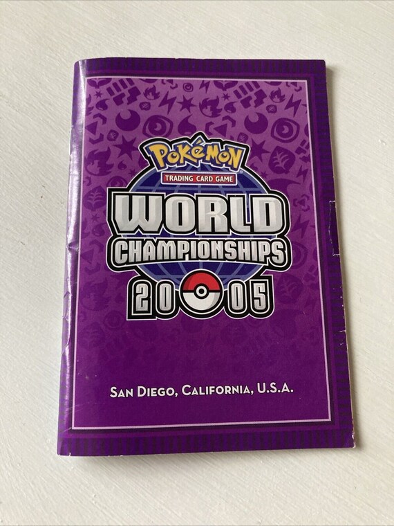 Pokemon TCG - World Championships 2005 Deck Guide Book San Diego Rare - Etsy