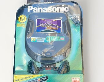Panasonic SL-S265 Portable CD Player 10 Sec Anti-Shock Memory II S-Xbs New *Read