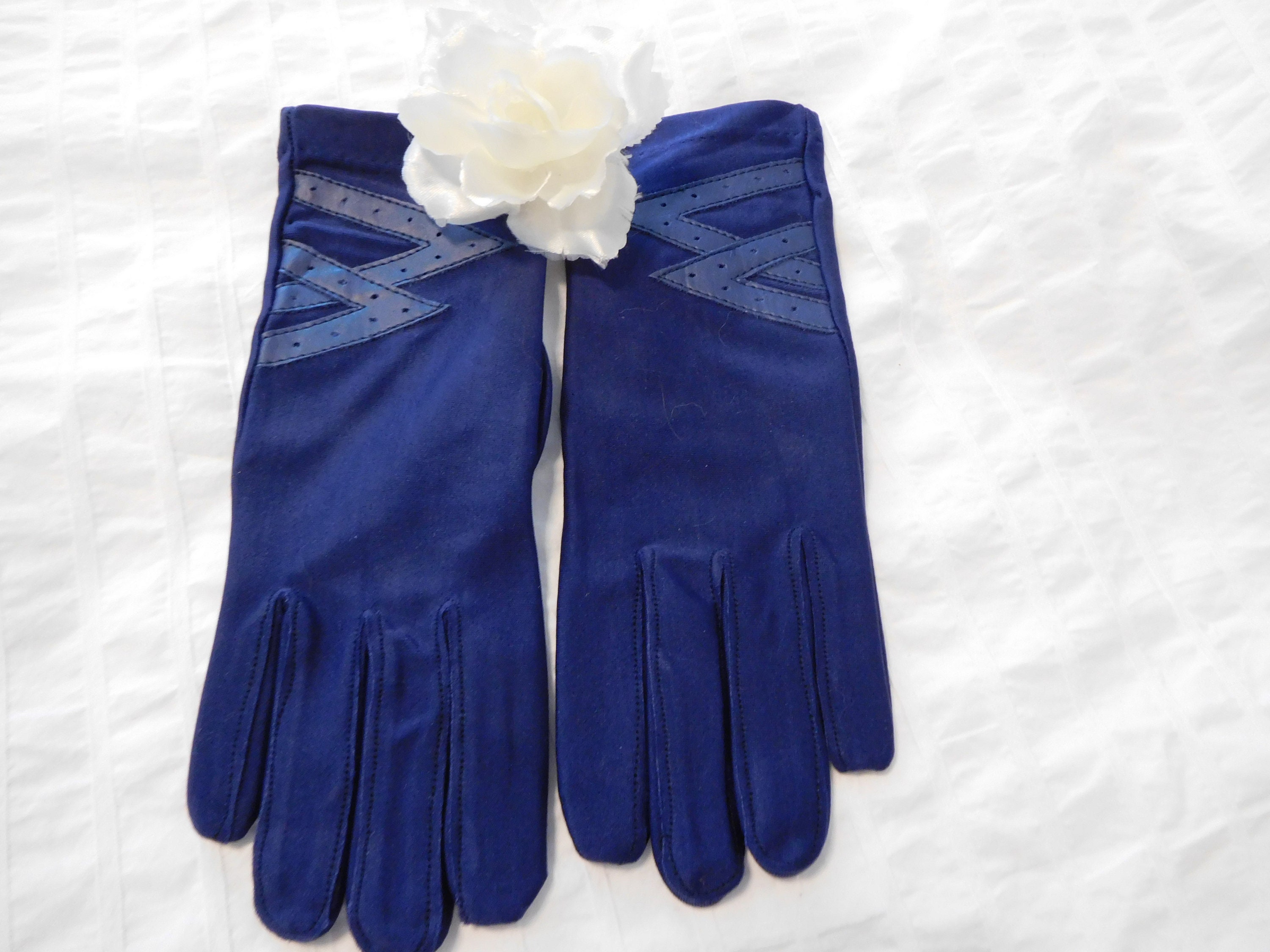 Azzurro Blue Driving Gloves - 8.5