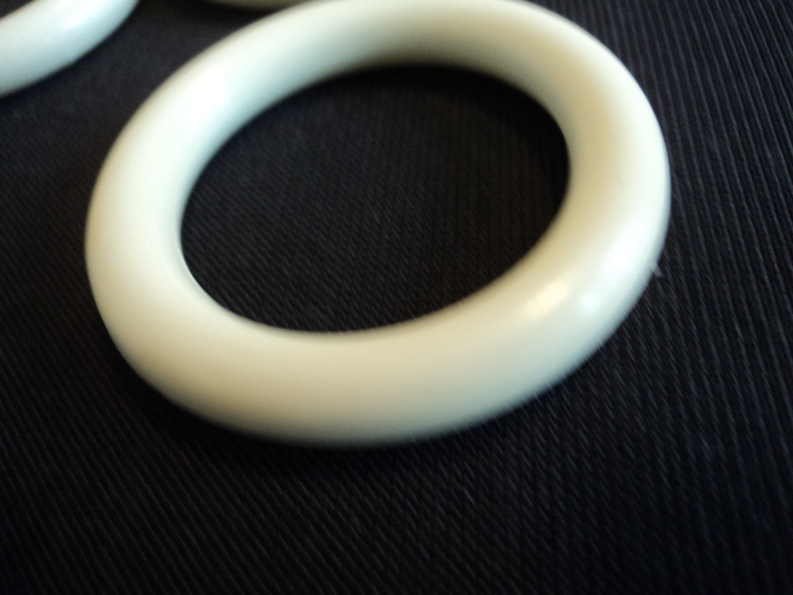 28 French Vintage Cream Plastic Curtain Pole Rings for a 28 Mm Etsy UK