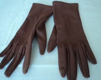 maat medium Vintage Soft Brown Kid Lederen Dames handschoenen Accessoires Handschoenen & wanten Rijhandschoenen 