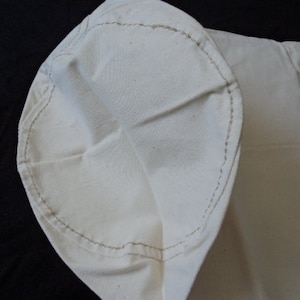 French vintage thick metis linen sac for multi usage (laundry bag, kit bag, flour / grain sac) (08389-90) N vp