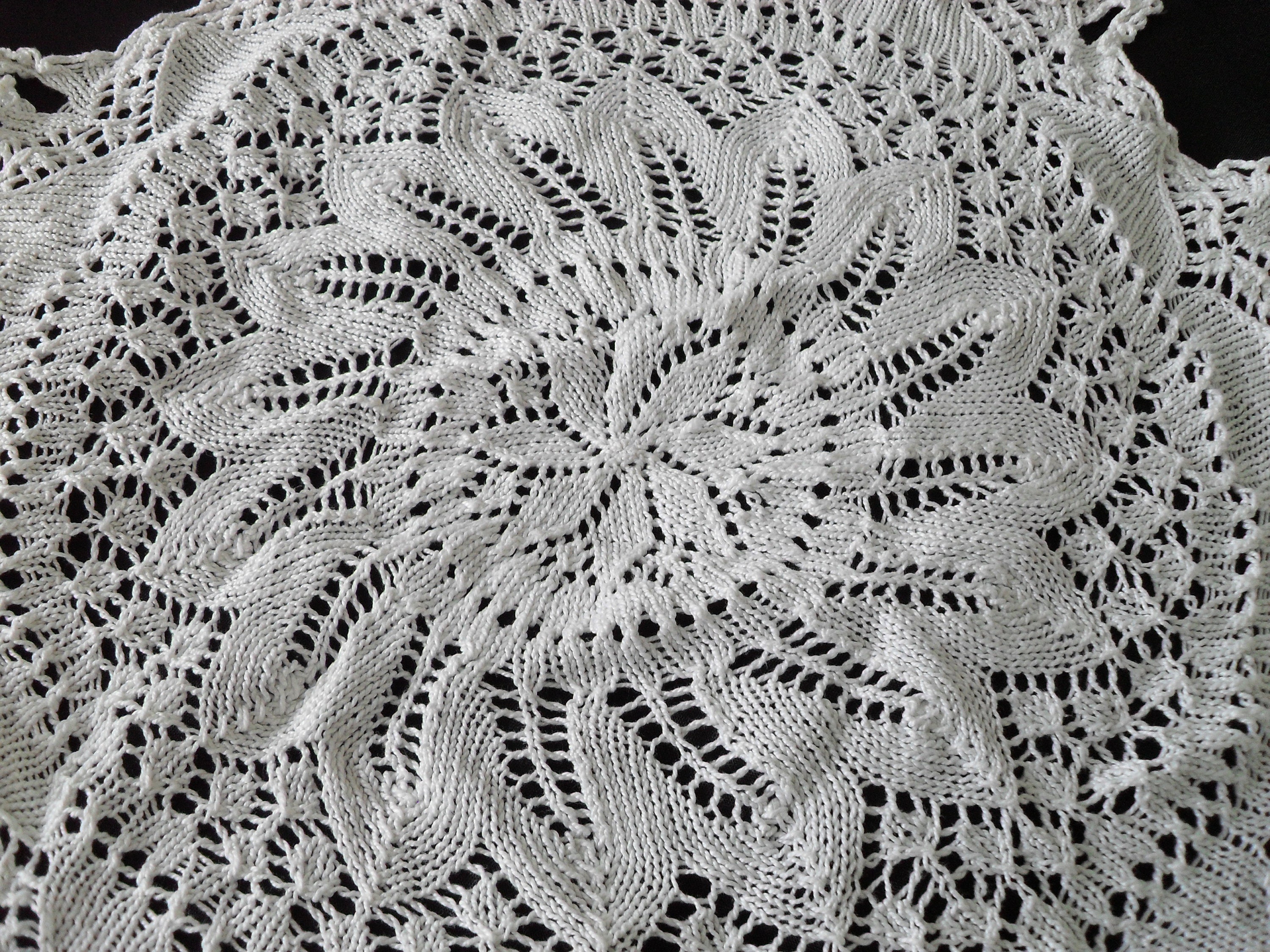 6 Pieces 10" Embroidery Handmade Rhine Stone Doily Doilies Square White Silver 