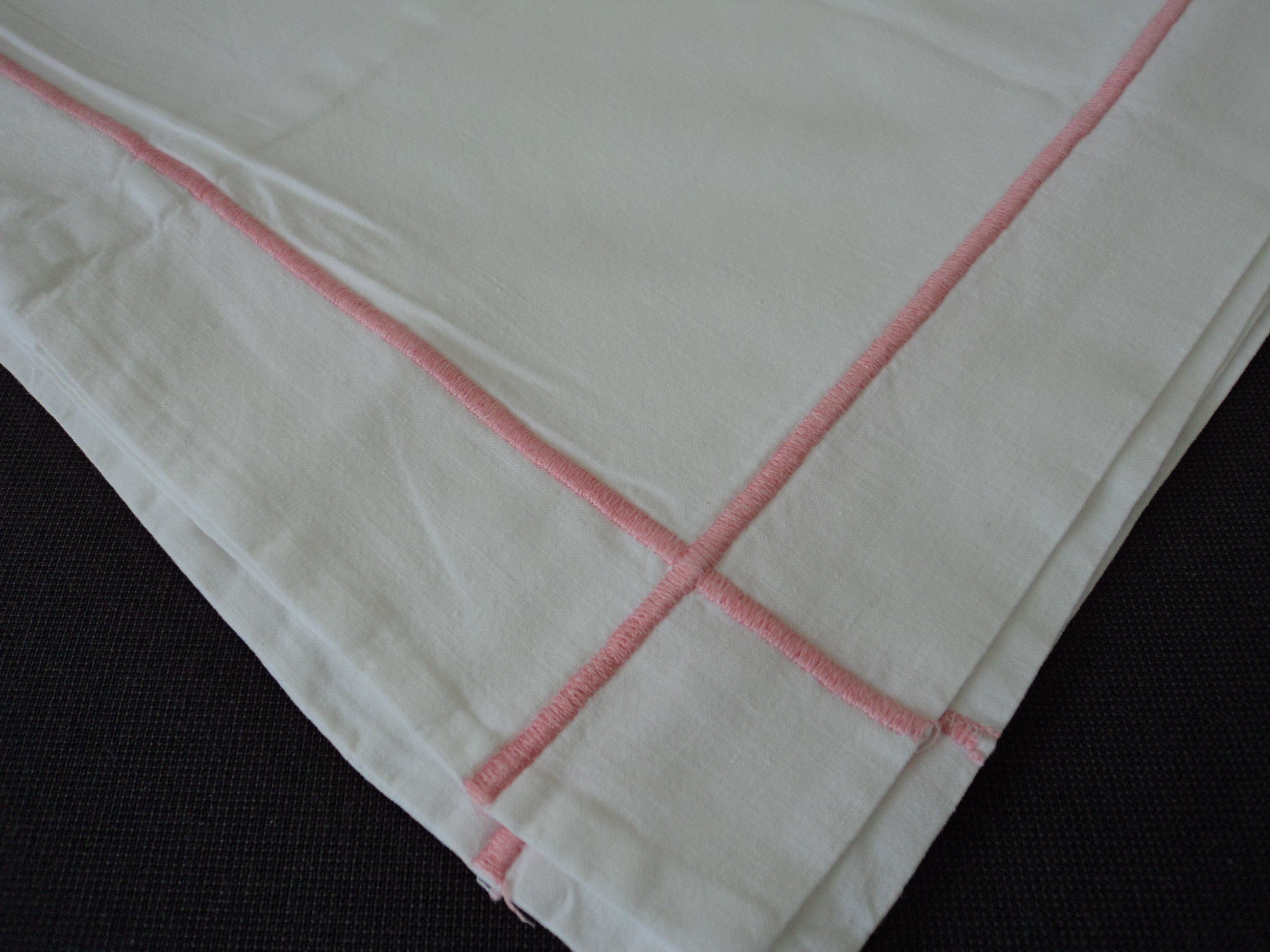 French Vintage White Cotton Large Pillow Case (05872) UB5 - Etsy