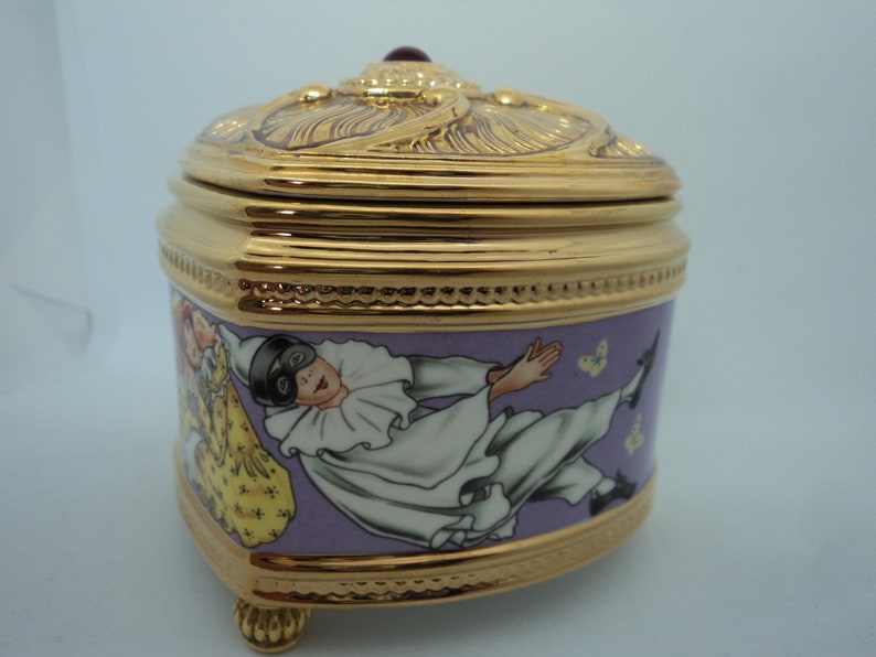 Vintage Faberge Franklin mint Imperial music box / trinket box | Etsy