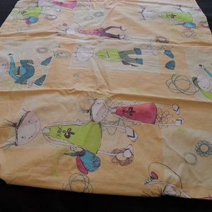 French vintage handmade babies cot duvet cover 120 cm length x 78 cm width 16405 G61 image 1