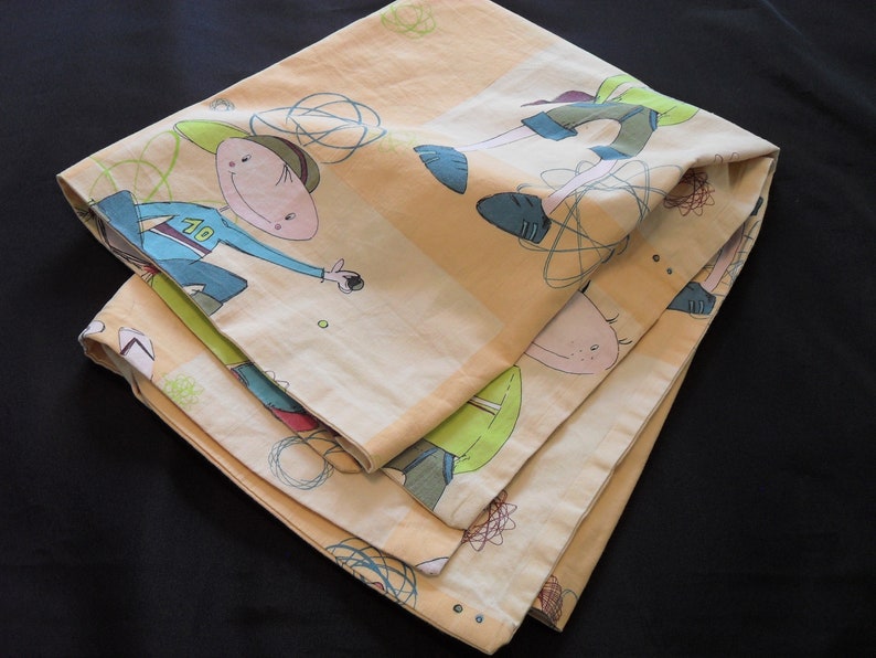 French vintage handmade babies cot duvet cover 120 cm length x 78 cm width 16405 G61 image 5