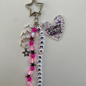Disney keychain/disney key ring/disney girl gift/keychain/keyring/charms/disney/personalized keychain