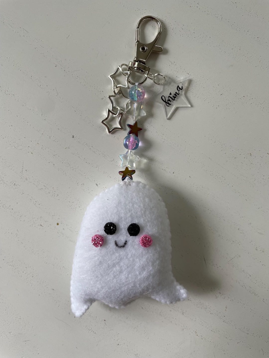 Halloween Keychain/ghost Key Ring/halloween/ghost/keychain/keyring ...