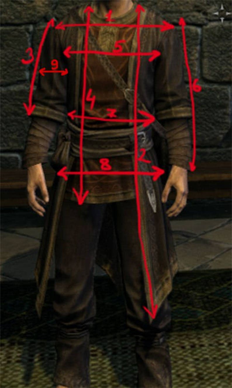 Master Robes of Destruction from Skyrim cosplay costume Etsy