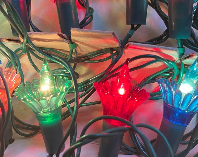 Paloma Vintage Mini Christmas Lights. String of 50, Kitchy Christmas